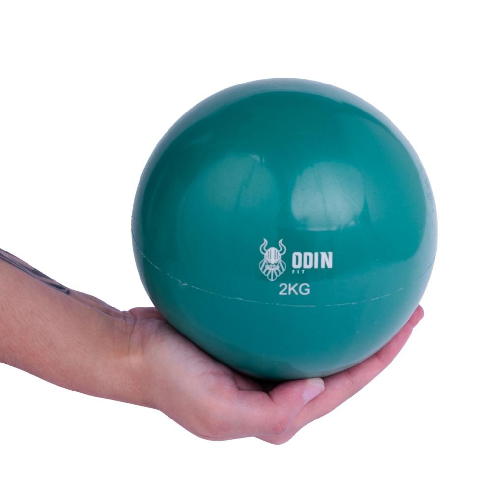 Bola Tonificadora Tonning Ball Bola De Peso 2kg Odin Fit