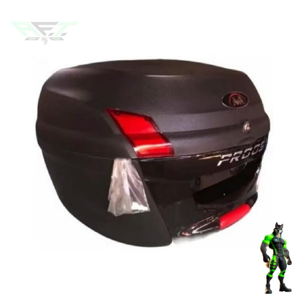 Baú Para Moto Awa Proos 34 Litros Original Com Base Para Fixação Engate Rápido Removível