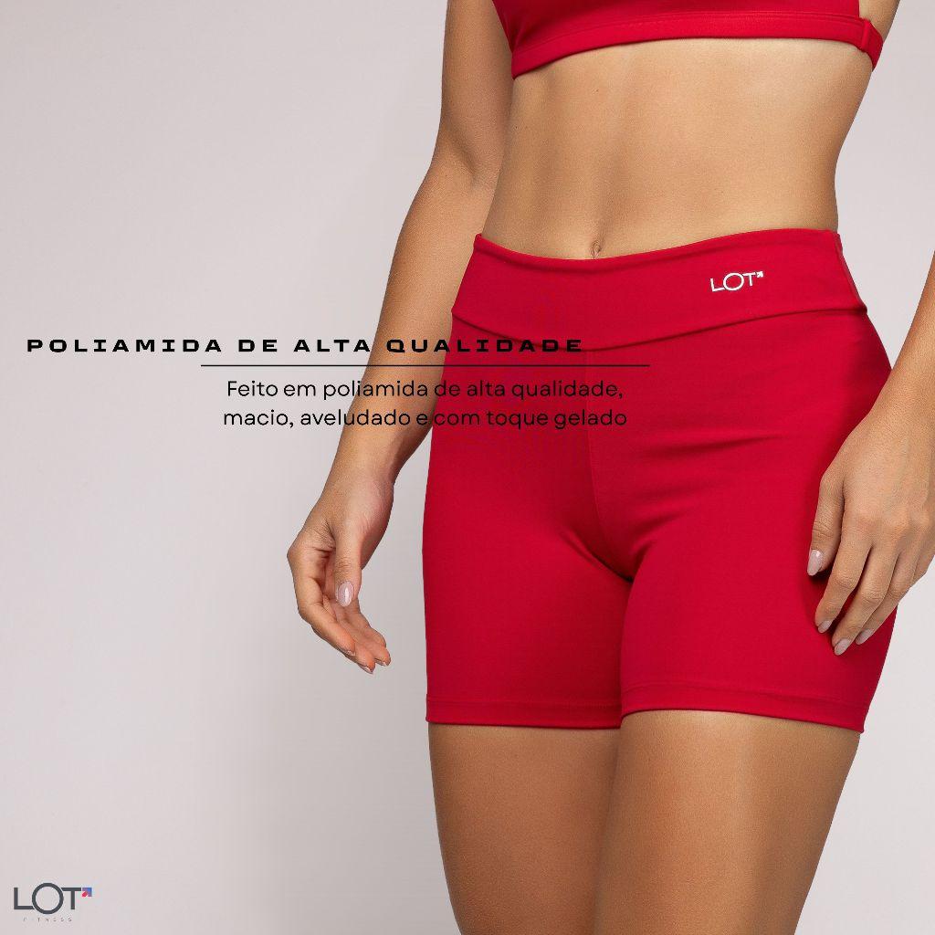 Short Poliamida Academia Feminino Empina Bumbum Fitness Musculação Treino Corrida Esportivo