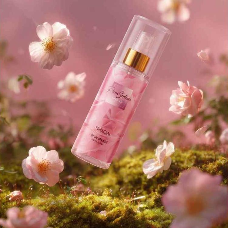 Body Splash Feminino Pura Sedução 200ml - Primacial Perfume Frutado Floral