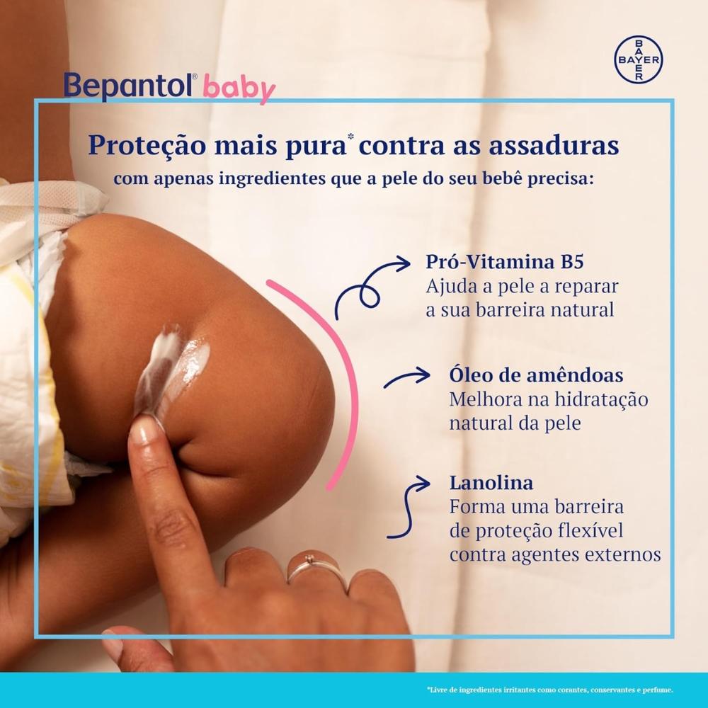 Kit Com 5 Cremes Pomada De Assadura 30gr Cada - Bepantol