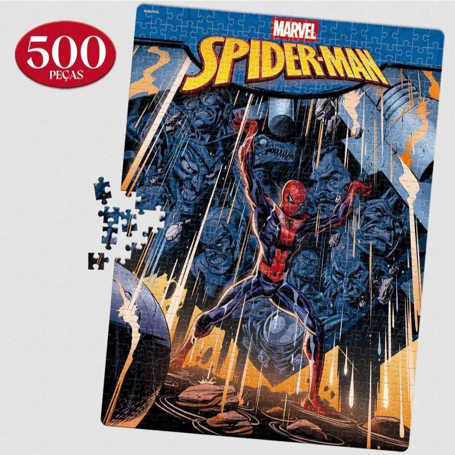Quebra Cabeça P. 500 Pçs Homem Aranha