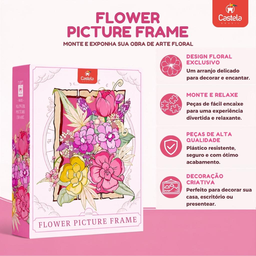 Blocos De Montar Kidults Buquê De Flores Com 384 Peças - Castela