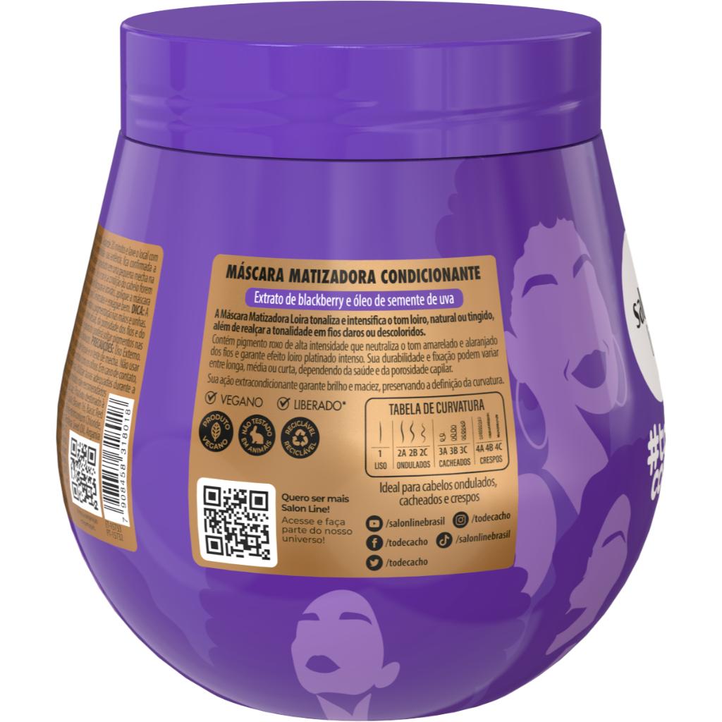 #todecacho Máscara Matizadora Roxa 300g