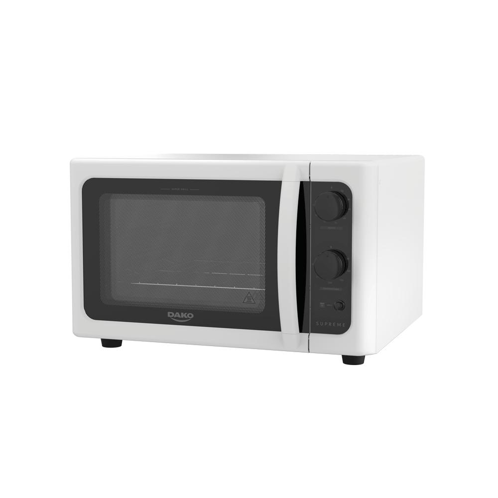 Forno De Bancada Elétrico Dako Supreme Branco 44 Litros Com Grill Dourador - 220v
