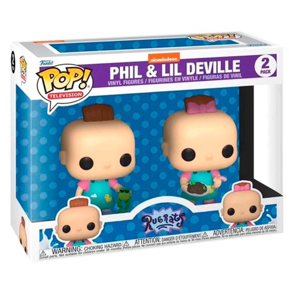 Funko Pop Rugrats - Phil And Lil Deville (2 Pack) Novo Original