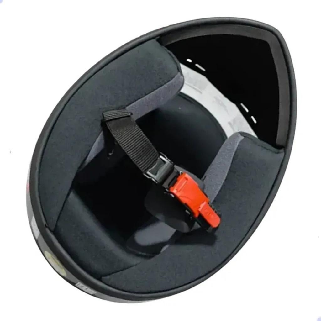Capacete Ebf Spark Black Edition 3 Preto Prata Brilhante