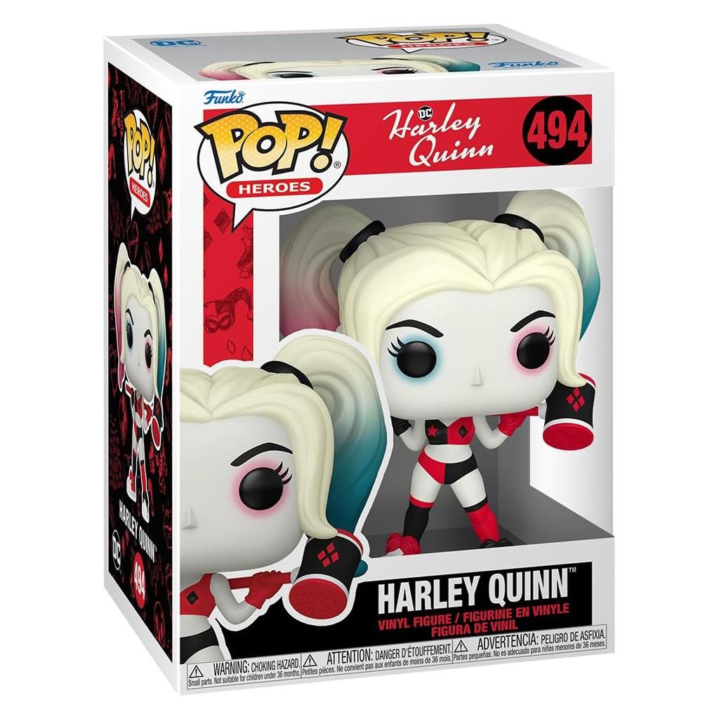 Funko Pop Heroes Dc Harley Quinn 494 Novo Original