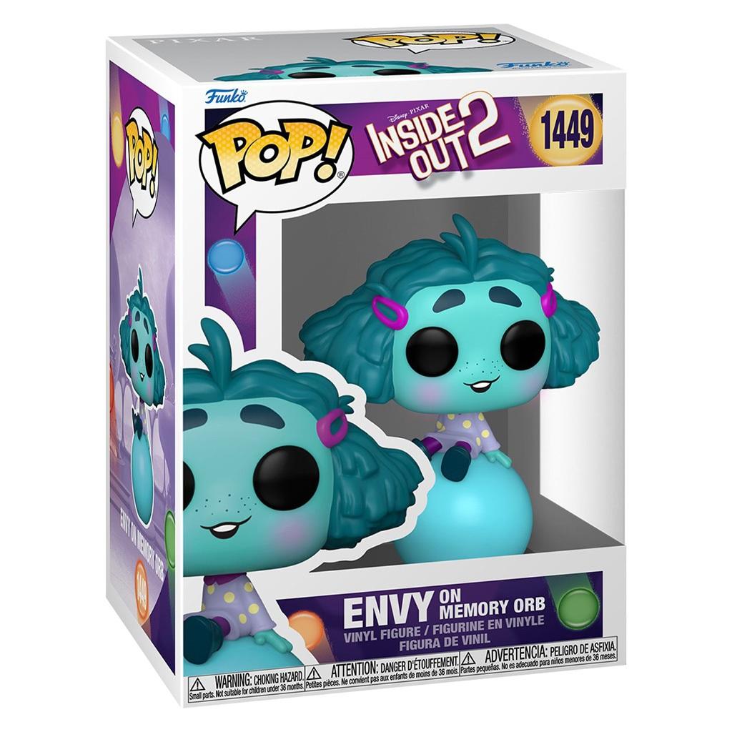 Funko Pop Disney Inside Out 2 - Envy On Memory Orb 1449 Novo Original
