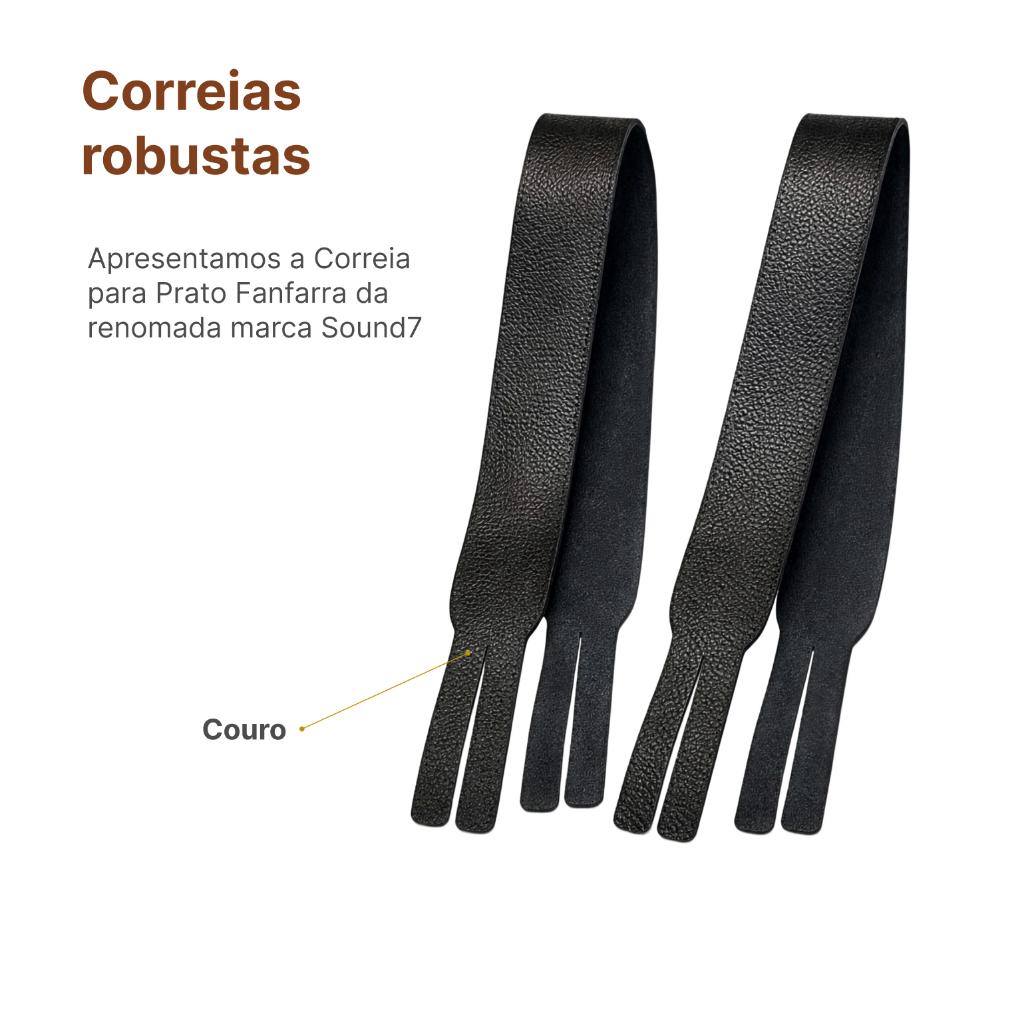 Kit Com 2 Pares De Correia Para Prato De Fanfarra
