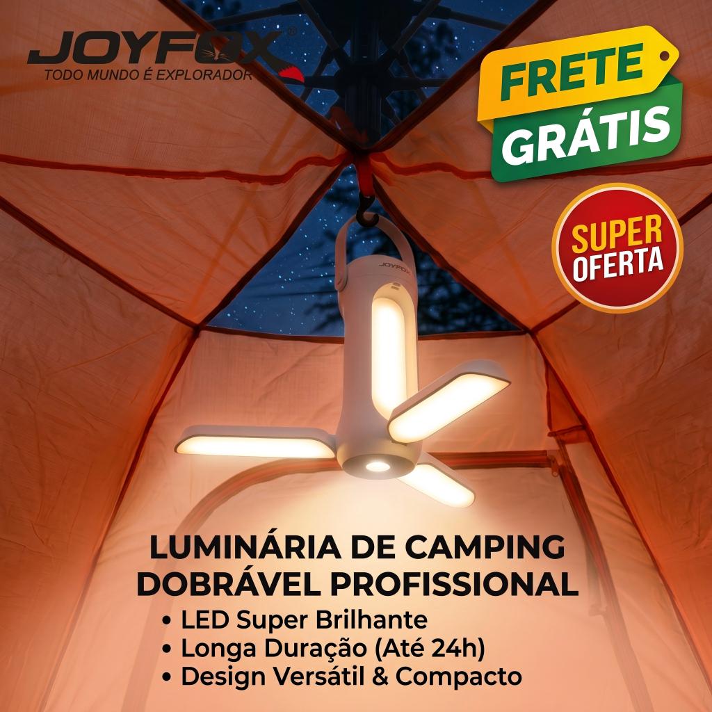 Lanterna Camping Portátil Led/usb Acampamento Dobrável 10000mah Power Bank Recarregável