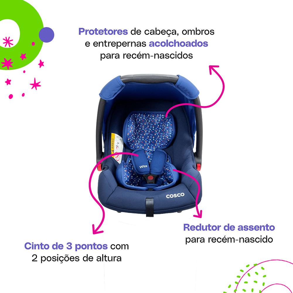 Bebê Conforto Cosco Kids Wizz 0-13kg Azul