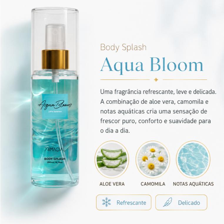 Kit Body Splash Feminino Linha Secrets Pura Sedução + Coconut Paixão + Pure Vanilla + Acqua Bloom 200ml