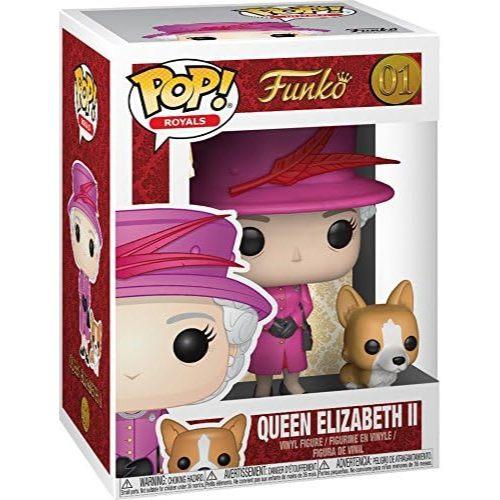 Funko Pop Royal Family - Queen Elizabeth Ii With Dog 01 Novo Original