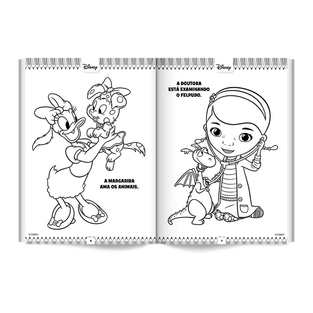 Livro De Colorir Disney Meninas 100 Páginas