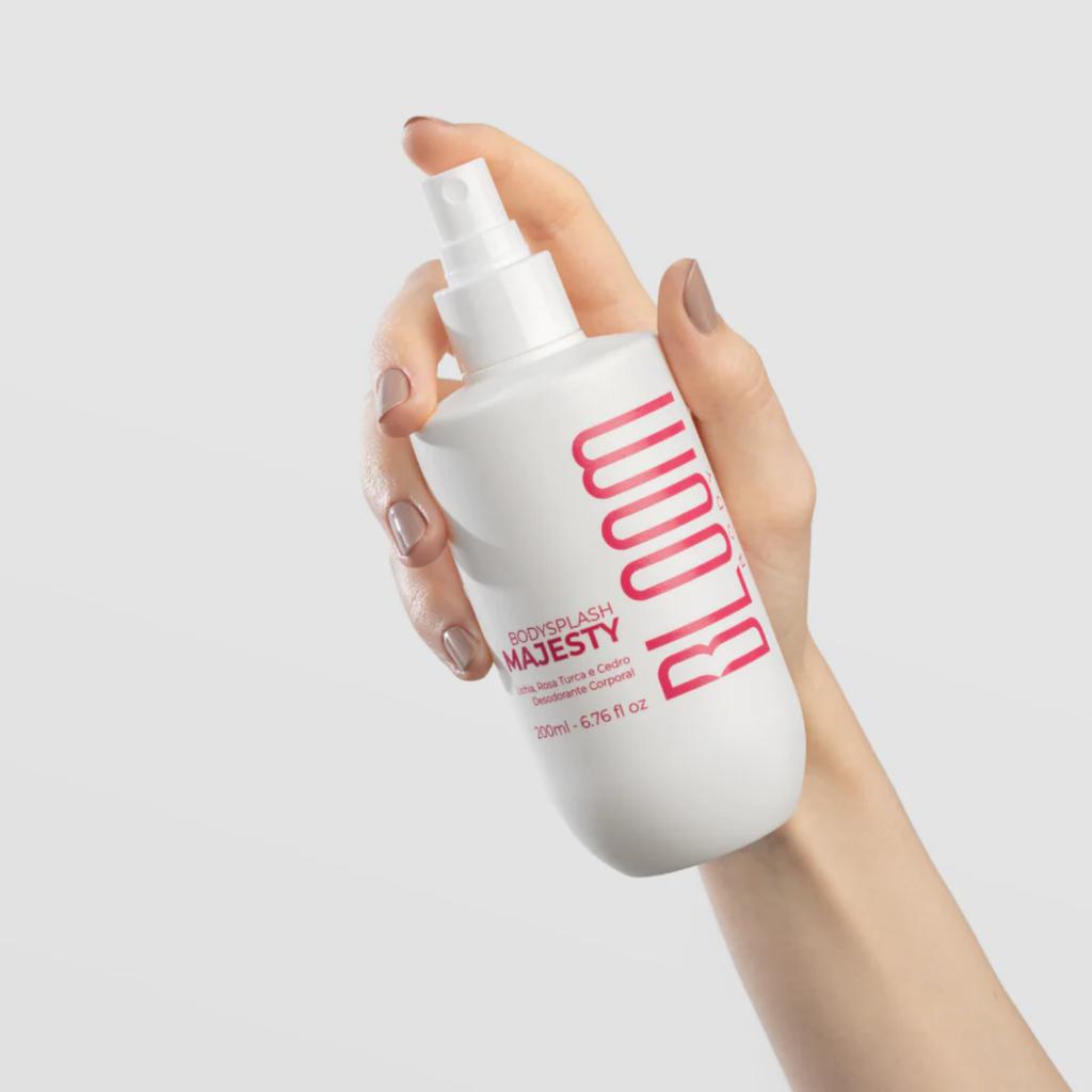 Body Splash Majesty Desodorante Colônia Intenso Elegante Fem Bloom 200ml