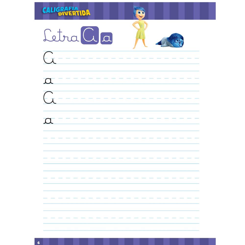 Livro De Atividades Caligrafia Divertida Disney Pixar Edição Especial
