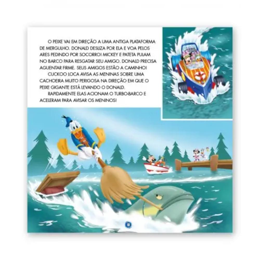 Livro Infantil Minhas Primeiras Histórias Disney Mickey Aventuras Sobre Rodas