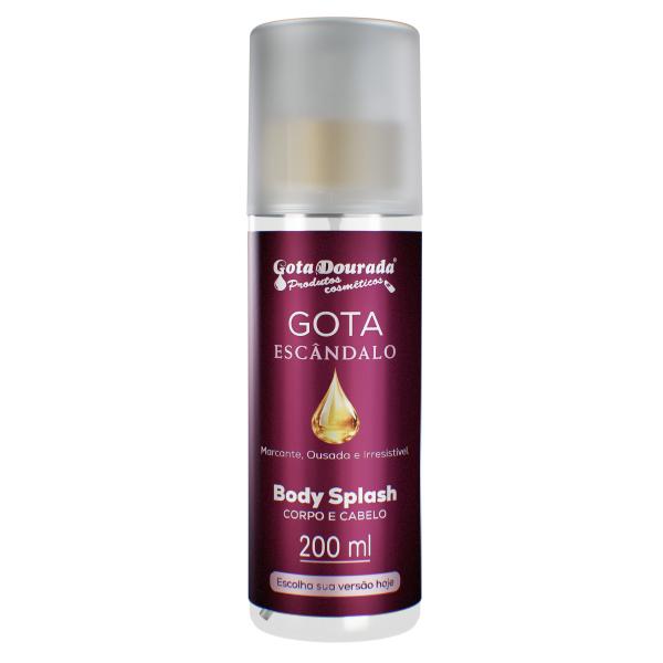 Dupla Body Splash Feminino Gota Dourada 200ml - Escândalo E Livre