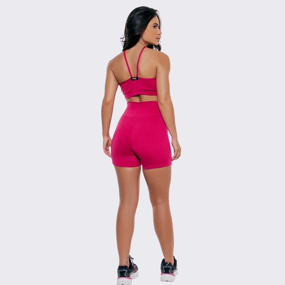 Conjunto Academia Fitness Grace Rosa Pink Feminino Aqn Sport