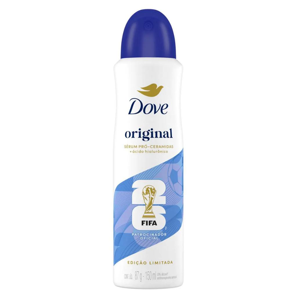 Kit 3 Unidades Desodorante Dove Original Aerosol 150ml/89g