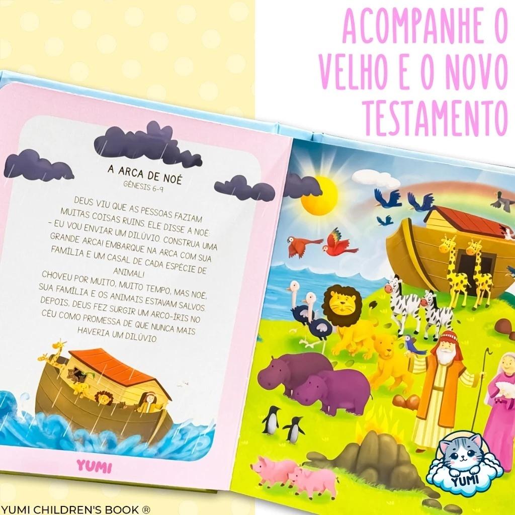 A Bíblia Da Garotada 14 Histórias Da Bíblia Infantil Ensinamentos Capa Dura 0 A 8 Anos