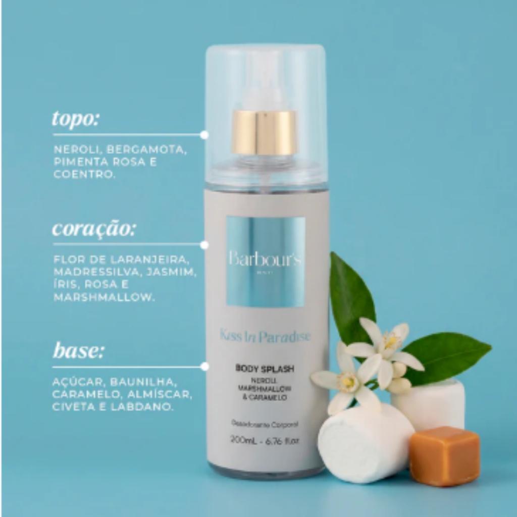 Kit Trio De Luxo Pure Grace Fine Touch E Kiss In Paradise Barbour S 200ml
