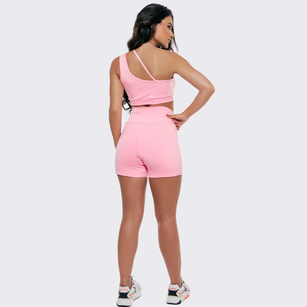 Conjunto Academia Fitness Grace Rosa Claro Aqn Sport