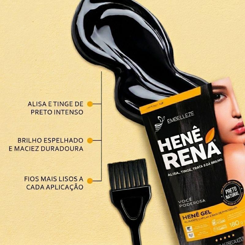 Henê Rená Preto Natural 180G
