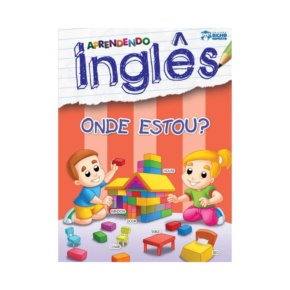 Livro De Atividades Infantil Aprendendo Inglês Onde Estou