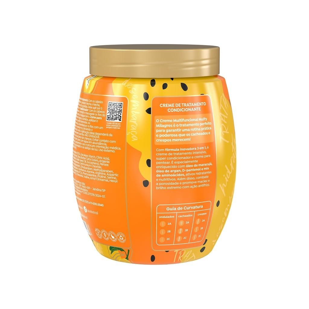 Kit Multy Creme De Tratamento + Óleo Reparador Condicionante Maracujá