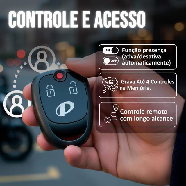Alarme Moto Positron G8 PRO 350 Universal Sensor Presença