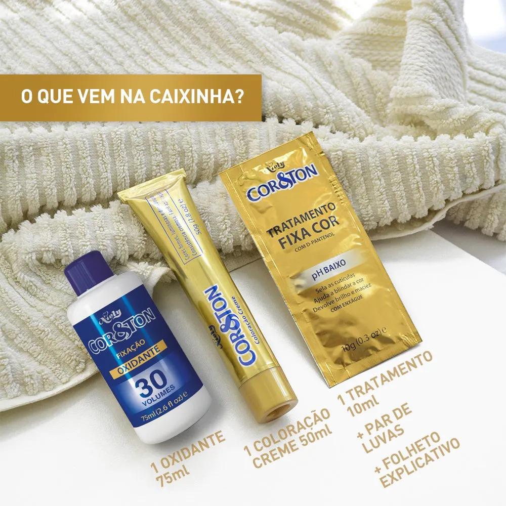 Coloração Niely Cor Ton Louro Claro Dourado 8.3