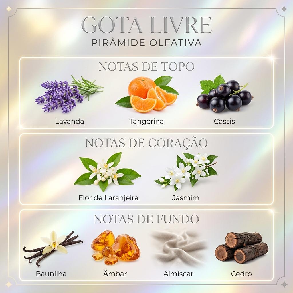 Body Splash Feminino Gota Dourada 200ml - Gota Livre