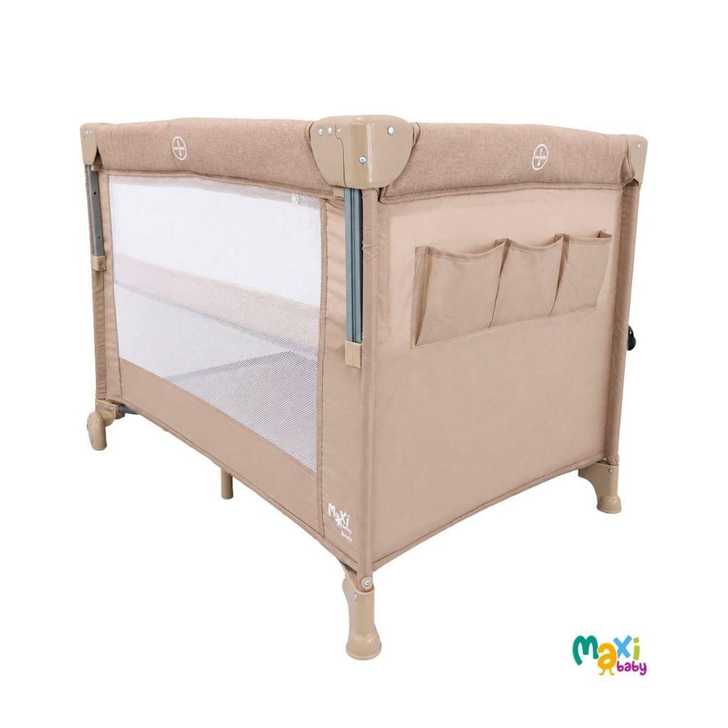 Berço Portátil Cercado Bebê Co-bed Acoplado 2 Alturas Desmontável Buddy Maxi Baby