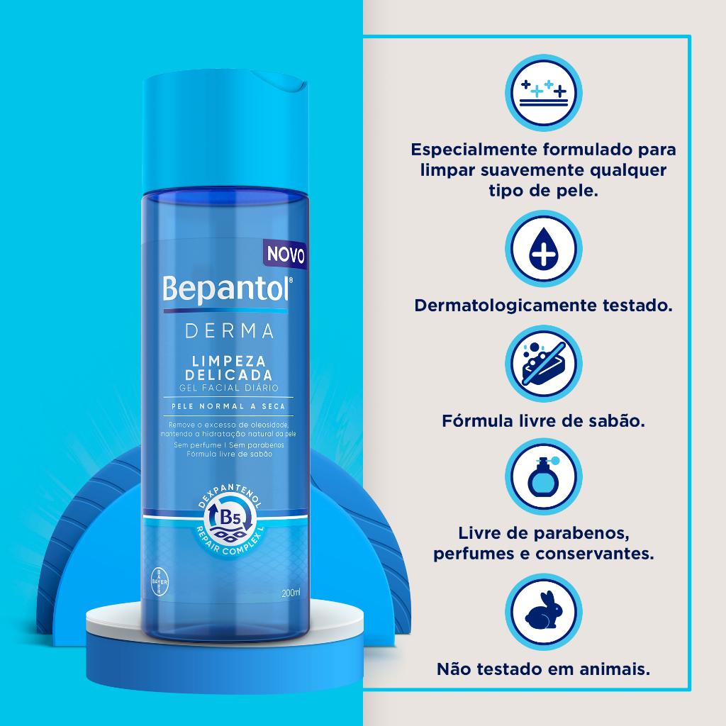 Bepantol Derma Gel De Limpeza Facial 200ml