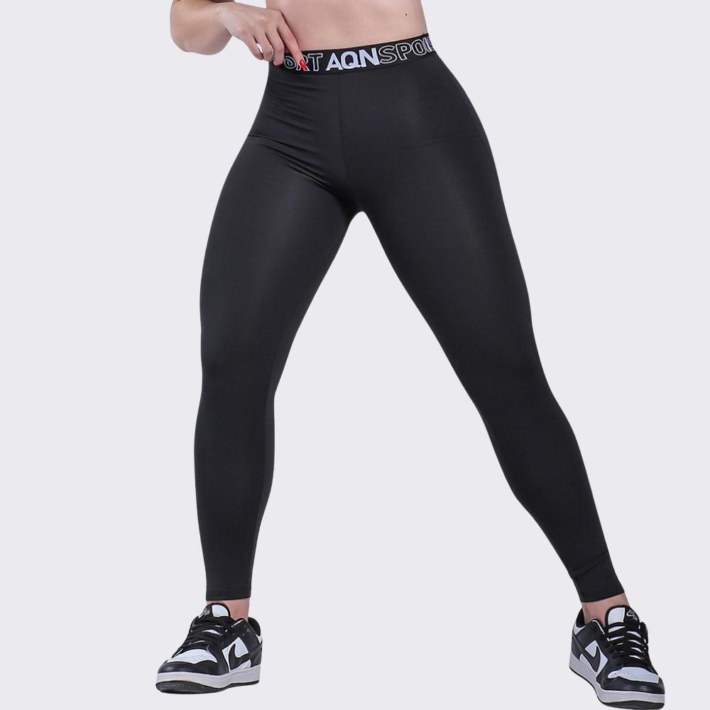 Calça Legging Academia Fitness Basic Com Elástico Forro Duplo Treino Aqn Sport