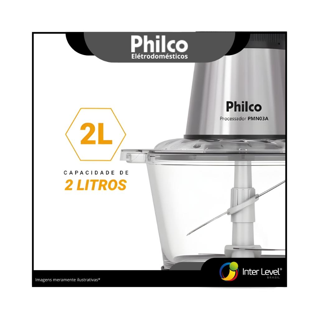 Processador De Alimentos Pmn03a Potência De 350W 2 Litros Philco