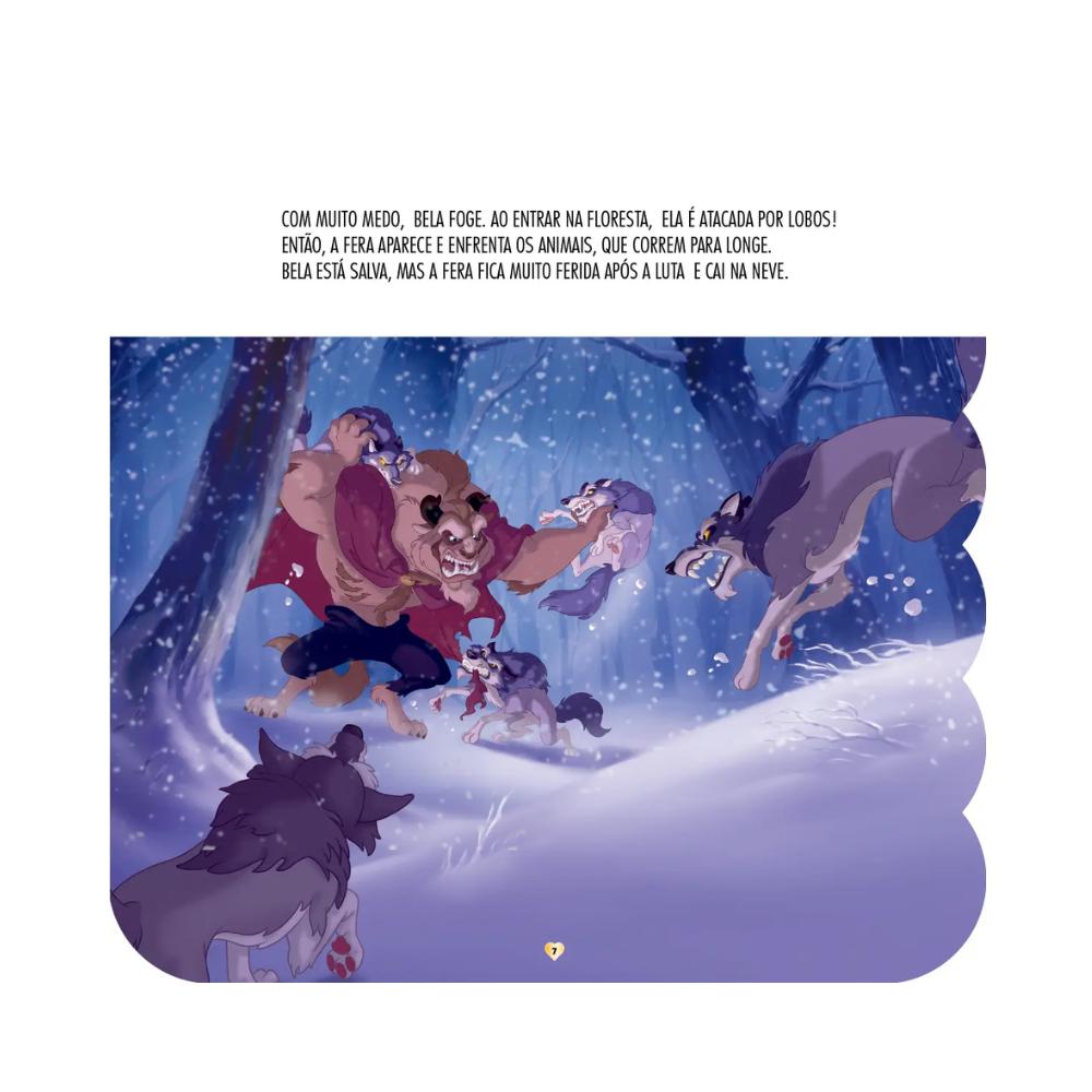 Livro Infantil Minhas Primeiras Histórias Disney A Bela E A Fera
