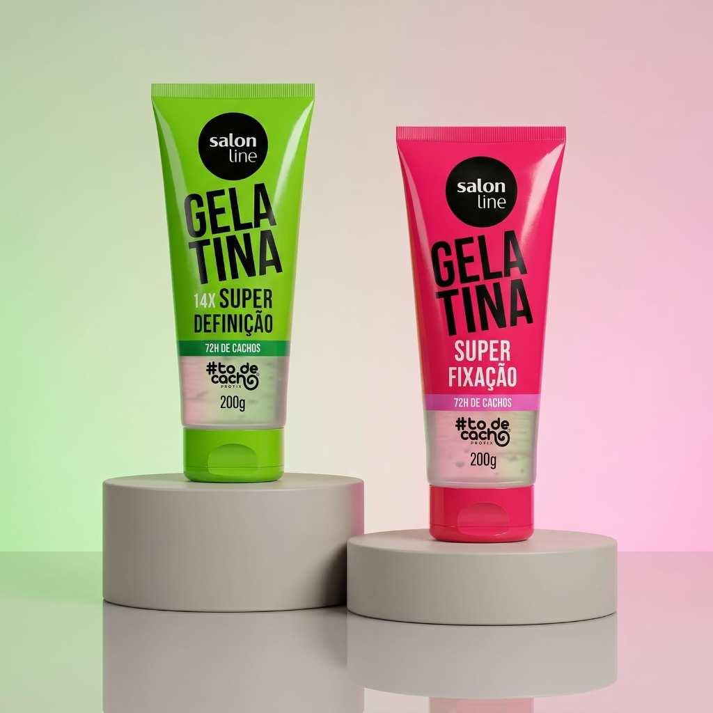 Kit Duplinha Gelatina #todecacho Super Definição E Super Fixação 200g