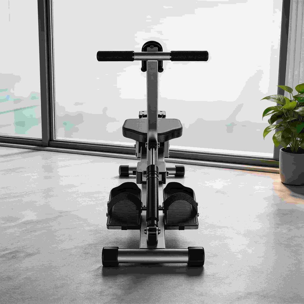 Remo Ergométrico Magnético Dobrável Níveis Silencioso Compacto Academia Casa Fitness Exercício Treino