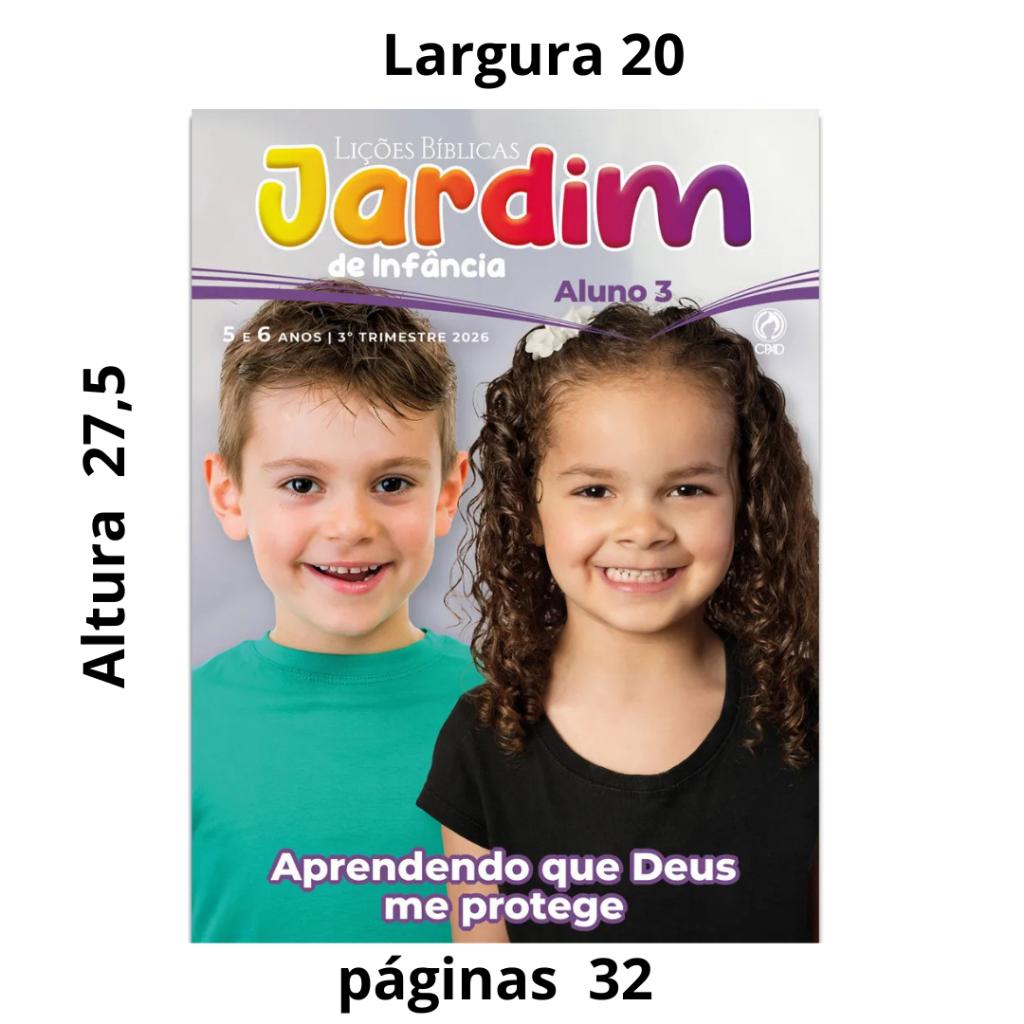 Revista Lições Bíblica Jardim De Infância Aluno 3º Trimestre