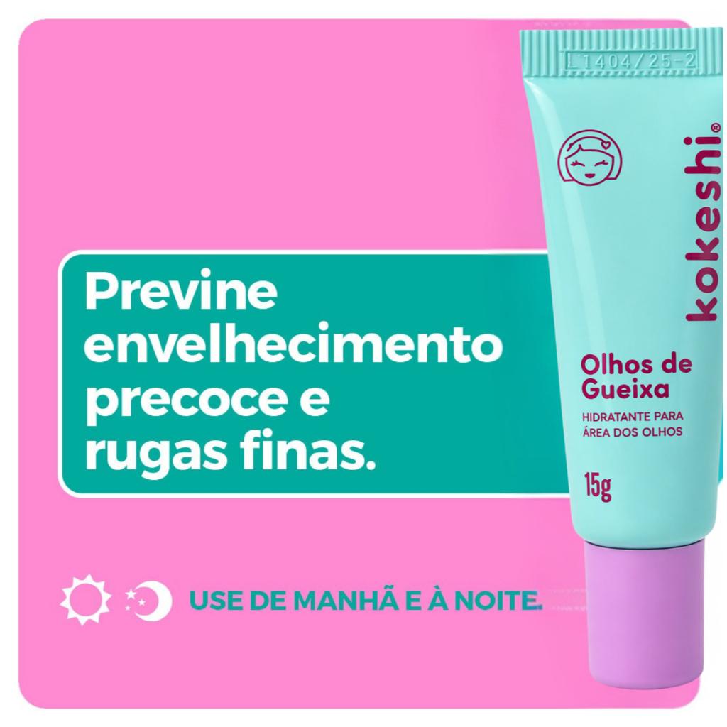 Kit Hidratação Pele De Porcelana + Olhos De Gueixa + Pele Plena Kokeshi