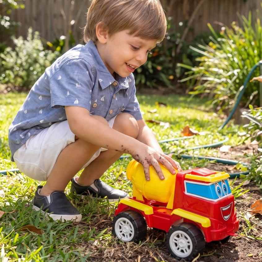 Caminhão Bombeiro Salvador Bombeiro Grande 31cm Carrinho Brinquedo C/Escada Articulada Queen Shop