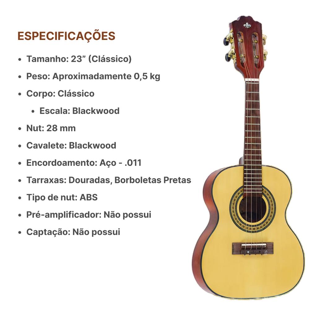 Cavaco Acústico Strinberg Cs25 N Natural Cavaquinho + Brinde