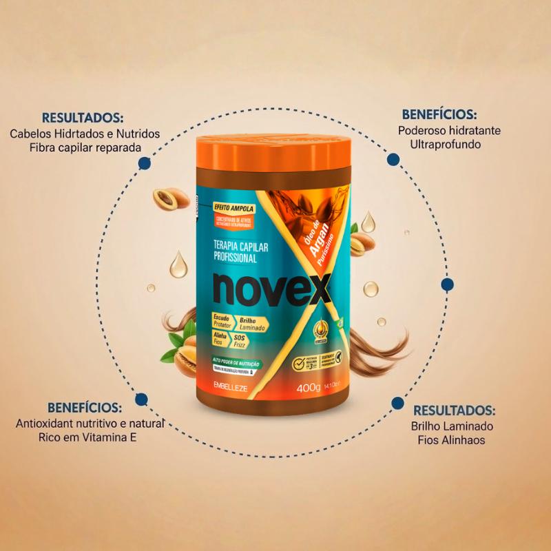 Creme De Tratamento Novex Óleo De Argan 400g