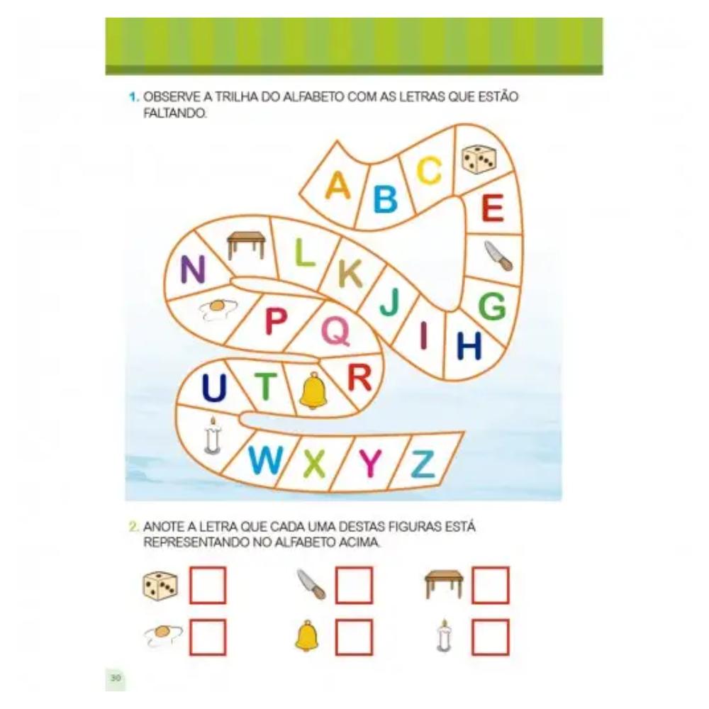 Livro De Atividades Cartilha De Alfabetização Caminho Do Saber Aprendendo O Alfabeto