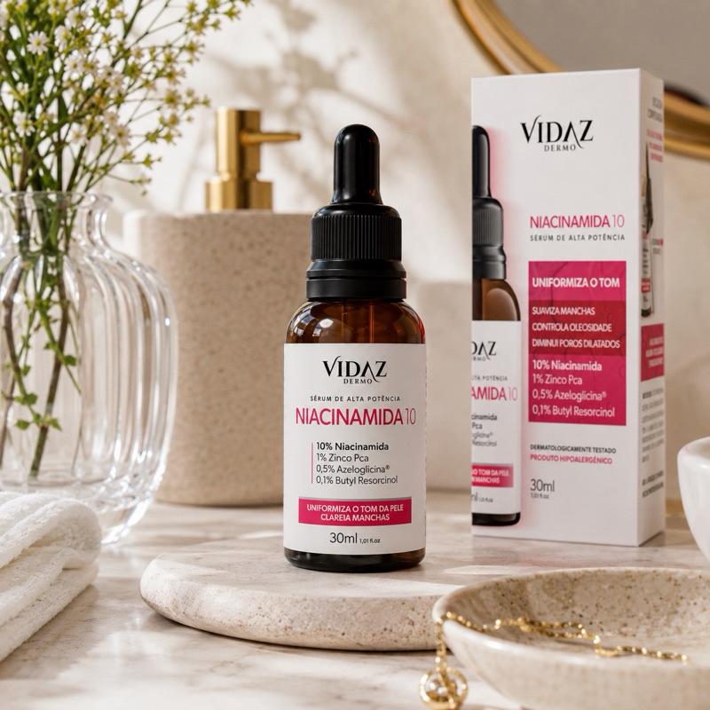 Sérum Facial Niacinamida 10 Clareador De Manchas Skazi Vidaz 30ml