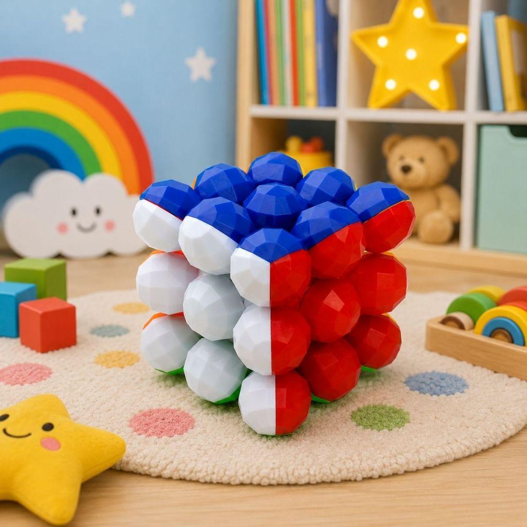 Cubo Mágico Interativo Giro Rápido Antistress Profissional Magic Cube 2x2x2/3x3x3/Esperas