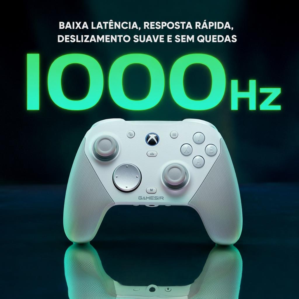 Controle Gamesir G7 PRO Tri-mode Xbox Pc Android Tmr Sticks Hall Effect Com Dock 1000hz